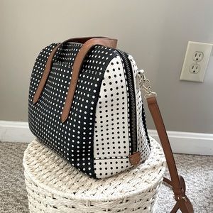 Fossil Polka Dot Sydney Satchel Purse